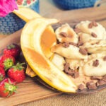 Pierogi z bananem i nutellą