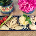 Pierogi z kapustą i pieczarkami