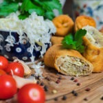 Krokiety z kapustą kiszoną i pieczarkami